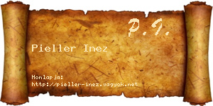 Pieller Inez névjegykártya